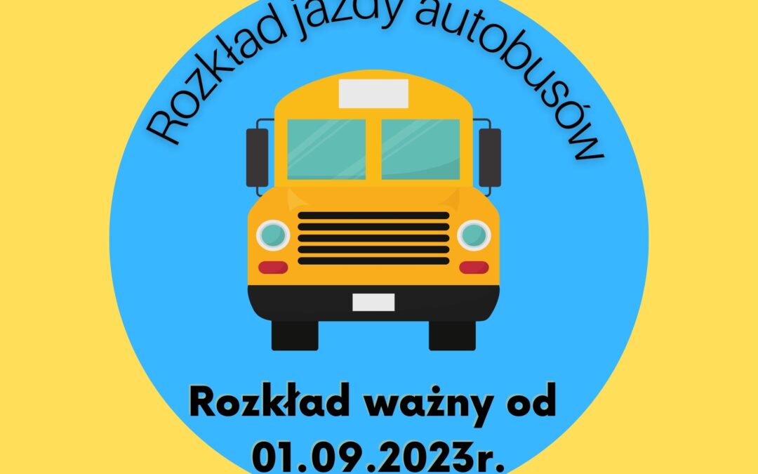 Rozkład jazdy autobusów 2023/2024